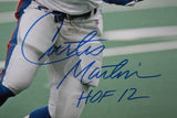 Curtis Martin Autographed 16x20 Vertical Running Photo PF - JSA Authenticated