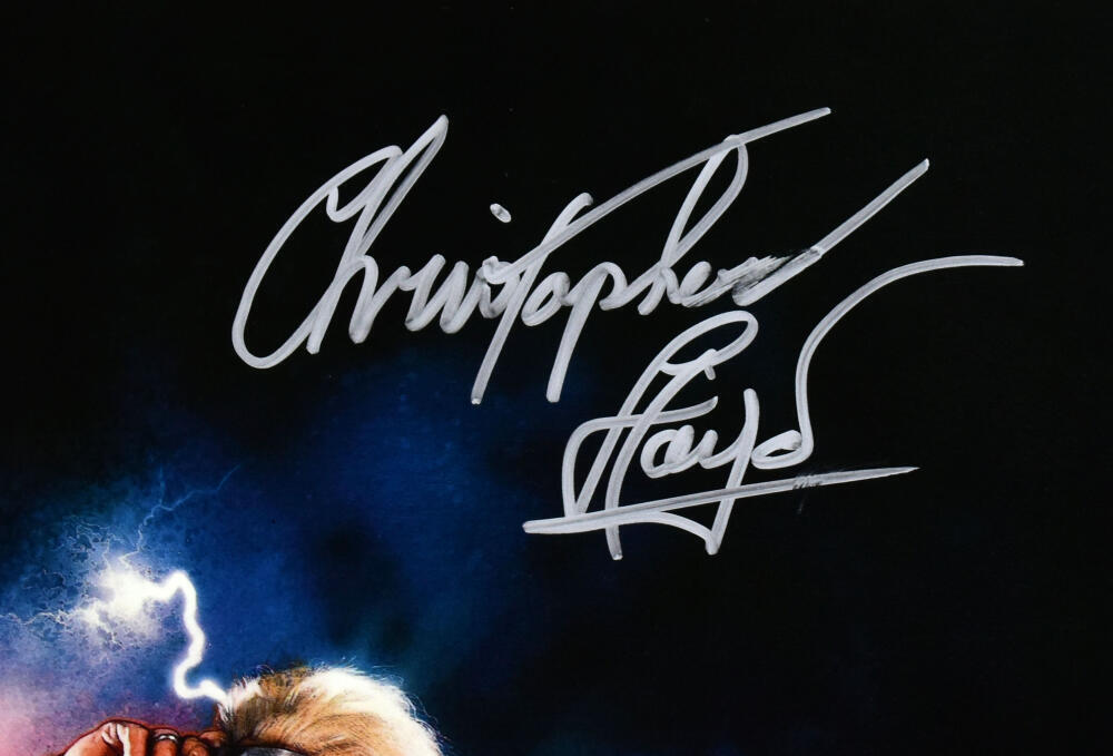 Christopher Lloyd Michael J. Fox Signed Back to the Future 16x20 Photo-Beckett W