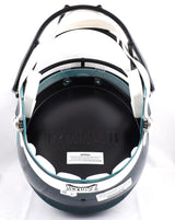 AJ Brown Autographed Eagles F/S Speed Helmet-Beckett W Hologram *Damaged