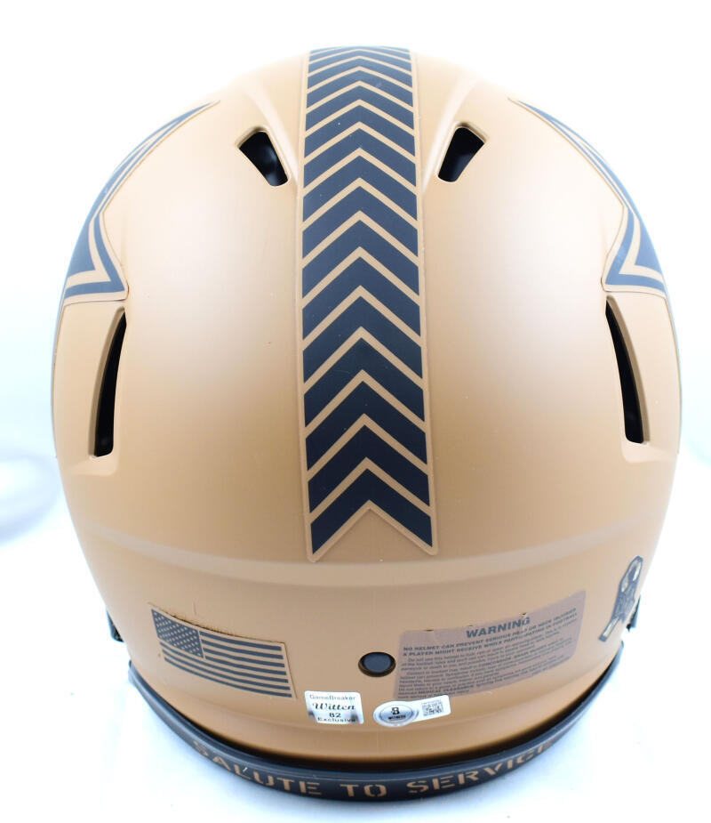 Jason Witten Signed Cowboys F/S Salute 2023 Speed Authentic Helmet-BeckettW Holo