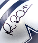 Michael Irvin Autographed Dallas Cowboys Mini Helmet- Beckett W *Black