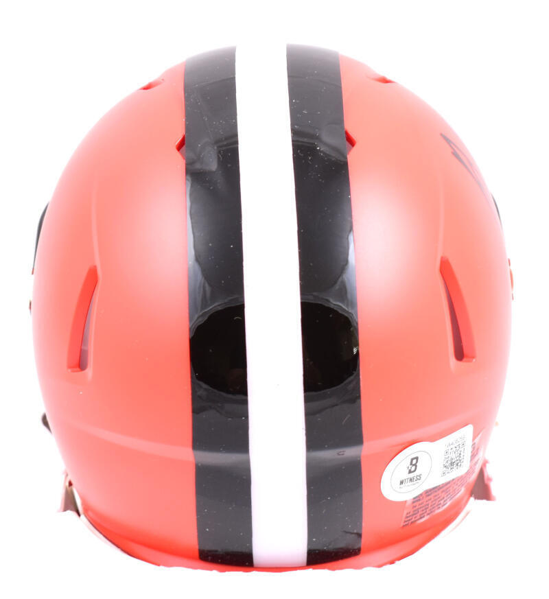 Amari Cooper Autographed Cleveland Browns Speed Mini Helmet-Beckett W Hologram