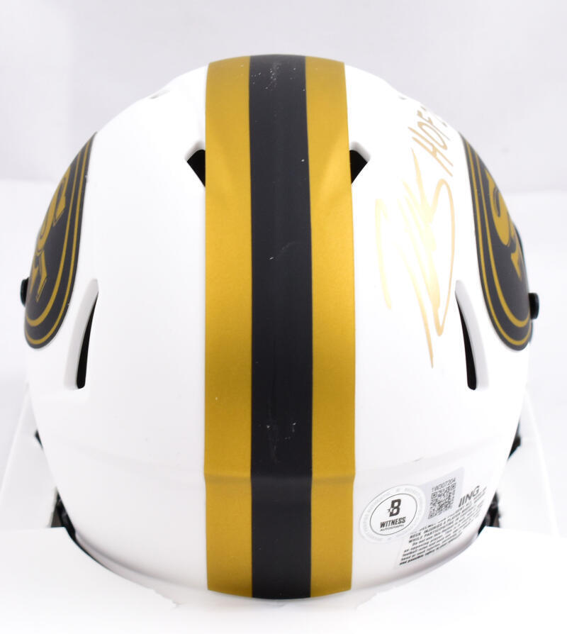 Patrick Willis Signed 49ers Lunar Speed Mini Helmet w/HOF - Beckett W Holo *Gold