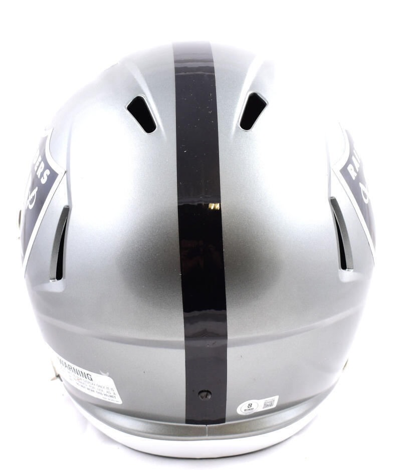 Michael Mayer Autographed Raiders F/S Flash Speed Helmet-Beckett W Hologram