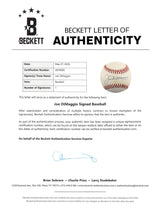 Yankees Joe DiMaggio Authentic Signed Bobby Brown OAL Baseball BAS #AE49060