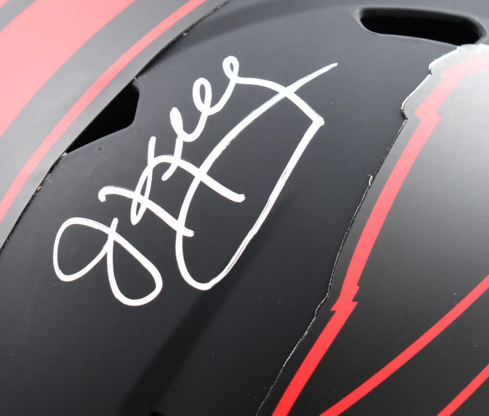 Jim Kelly Autographed Buffalo Bills F/S Eclipse Speed Helmet - Beckett W Holo