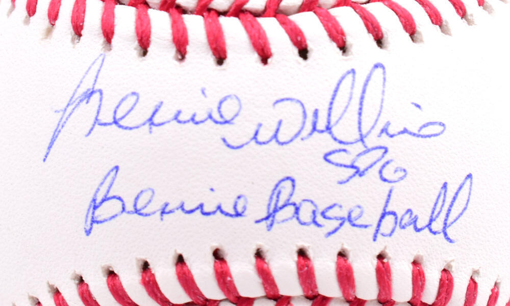 Bernie Williams Signed Rawlings OML Baseball w/ Bernie Baseball - Beckett W Holo