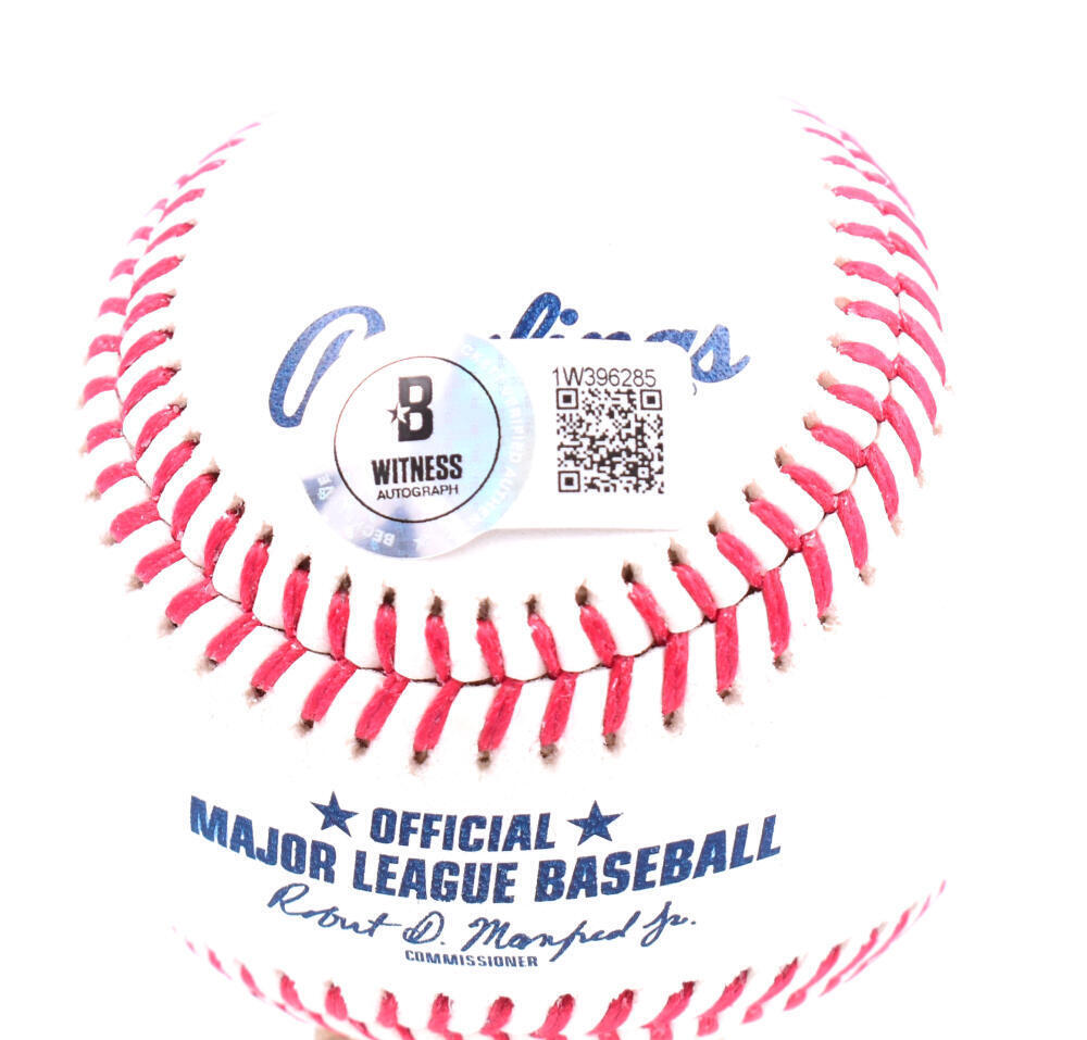 Tino Martinez Autographed OML Baseball - Beckett W Hologram *Blue