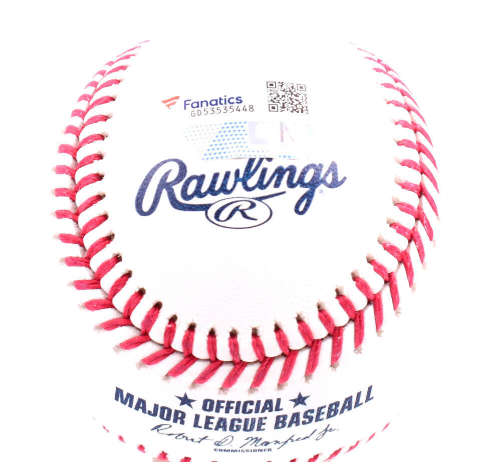 Austin Wells Autographed Rawlings OML Baseball - Fanatics *Blue