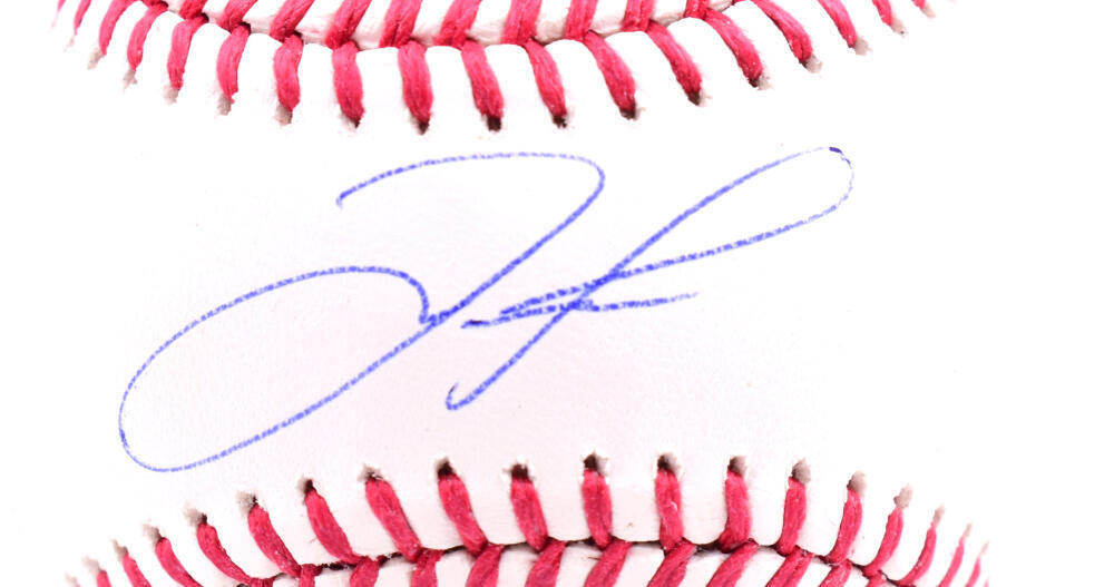 Jose Trevino Autographed OML Baseball - Beckett W Hologram *Blue