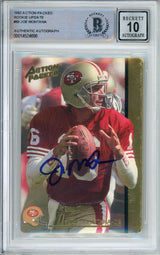 1992 Action Packed Rookie Update #60 Joe Montana San Francisco 49ers BGS Auto