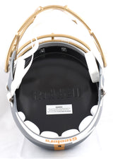 Joe Greene Signed Steelers F/S Slate Speed Helmet w/ HOF - Beckett W Hologram