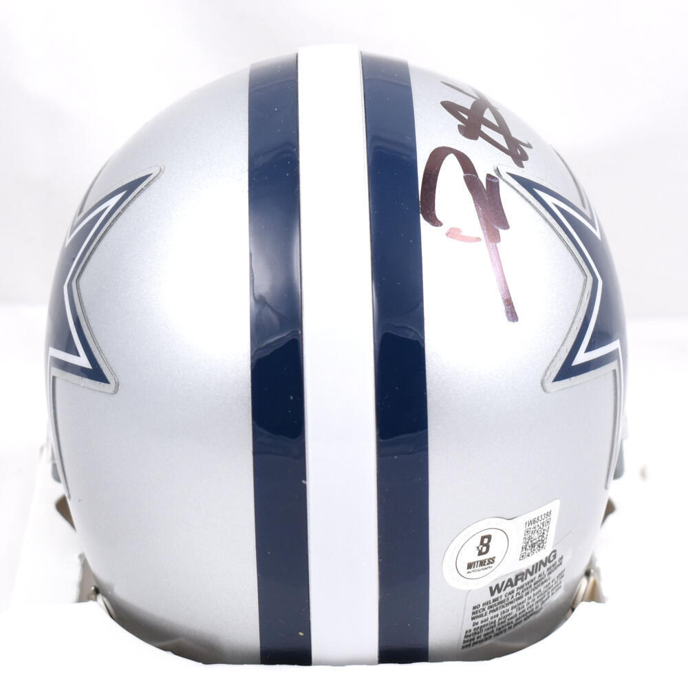 Deion Sanders Autographed Dallas Cowboys Mini Helmet-Beckett W Hologram *Black