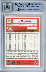 1999 Upper Deck Retro #144 Joe Montana San Francisco 49ers BGS Autograph 10