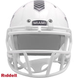 Miami Dolphins 2024 Salute to Service Riddell Speed Mini Football Helmet