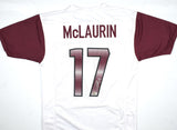 Terry McLaurin Autographed White Pro Style Jersey-Beckett W Hologram *Silver