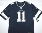 Micah Parsons Autographed Dallas Cowboys Nike Blue Game Jersey- Fanatics *Silver