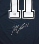 Micah Parsons Autographed Dallas Cowboys Nike Blue Game Jersey- Fanatics *Silver