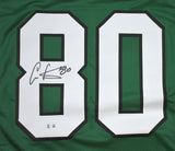 Cris Carter Autographed Green Pro Style Jersey-Beckett W Hologram *Black