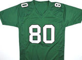 Cris Carter Autographed Green Pro Style Jersey-Beckett W Hologram *Black