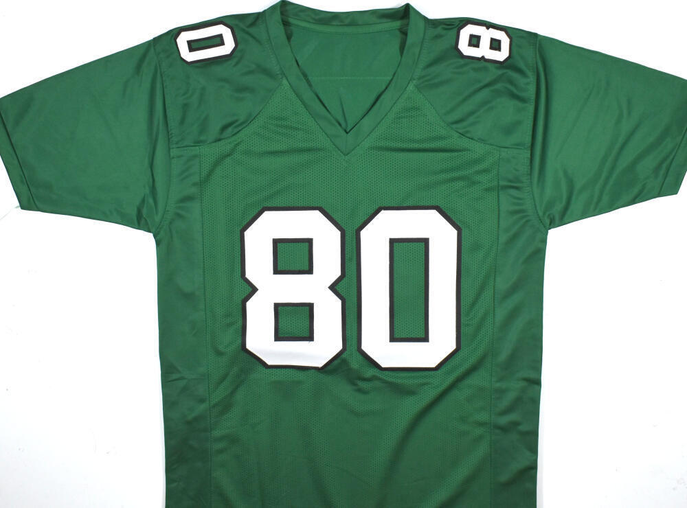 Cris Carter Autographed Green Pro Style Jersey-Beckett W Hologram *Black