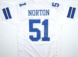 Ken Norton Jr. Autographed White Jersey - Prova *Silver