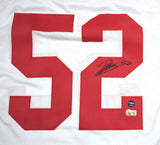 Patrick Willis Autographed White Pro Style Jersey- Beckett W Hologram *Black *2