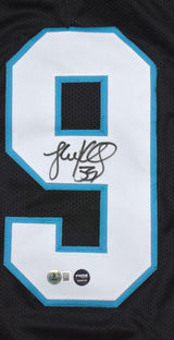 Luke Kuechly Autographed Black Pro Style Jersey-Beckett W Hologram *Black
