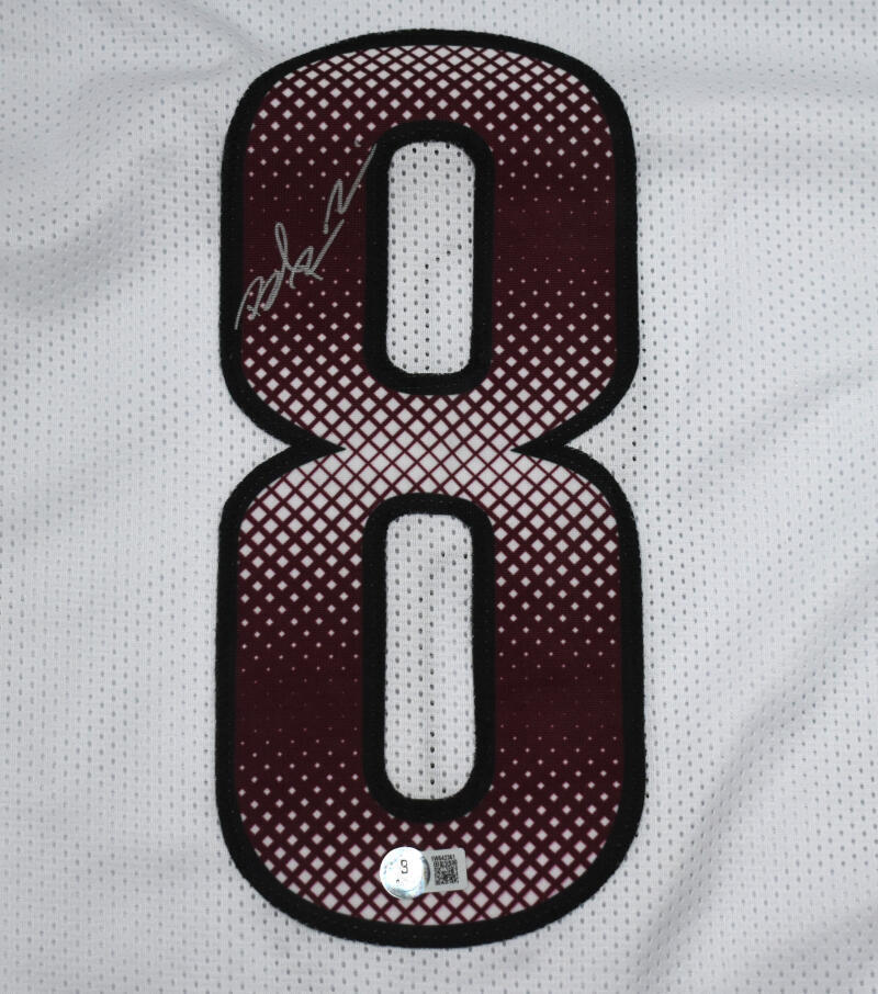 Brian Robinson Jr. Autographed White Pro Style Jersey-Beckett W Hologram *Silver