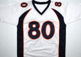 Rod Smith Autographed White Pro Style Jersey - Beckett W Hologram *Silver
