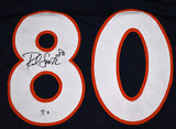Rod Smith Autographed Blue Pro Style Jersey - Beckett W Hologram *Black
