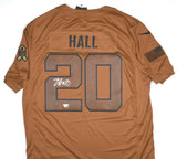 Breece Hall Signed Jets Nike Salute to Service Limited Jersey- Fanatics