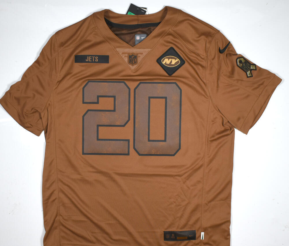 Breece Hall Signed Jets Nike Salute to Service Limited Jersey- Fanatics