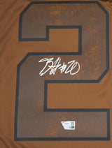 Breece Hall Signed Jets Nike Salute to Service Limited Jersey- Fanatics