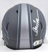 Andre Reed Autographed Buffalo Bills Slate Speed Mini Helmet - Beckett W Holo
