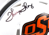 Thurman Thomas Autographed Oklahoma State White Speed Mini Helmet-Beckett W Holo