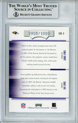 2004 Absolute Memorabilia Team Tandems #TAN3 Ray Lewis / Jamal Lewis Ravens BGS Autograph 10