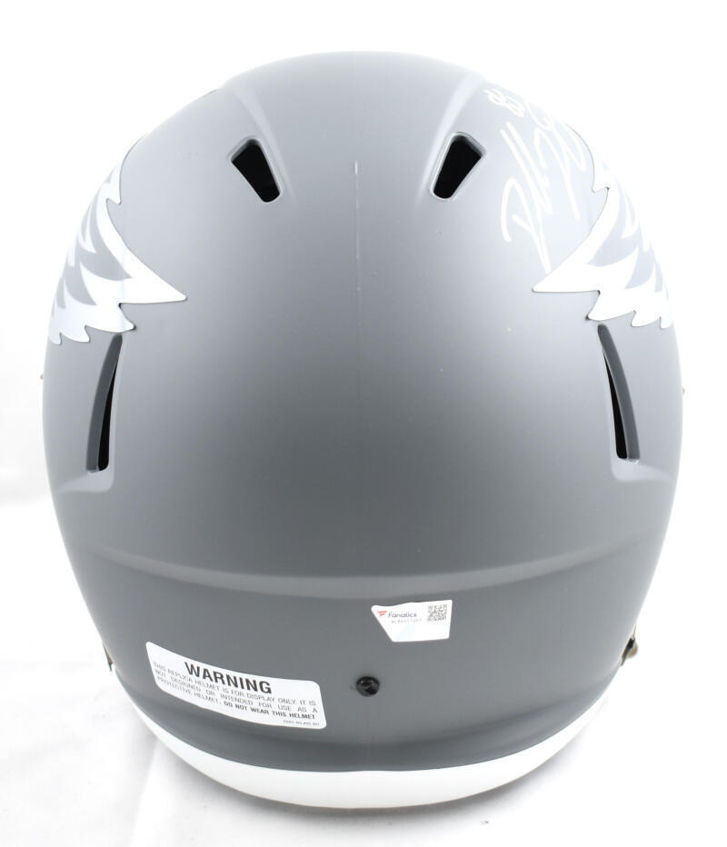 Dallas Goedert Autographed Philadelphia Eagles F/S Slate Speed Helmet - Fanatics
