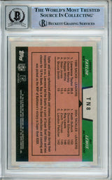 2005 Topps Heritage Then & Now #TN8 Taylor/ Lewis BGS Autograph 10