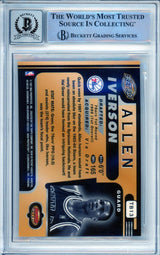 1996-97 Bowman's Best Retro #TB13 Allen Iverson RC 76ers BGS Autograph 10