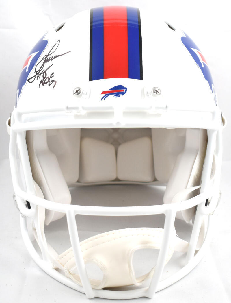 Kelly Thomas Reed Autographed Buffalo Bills F/S Speed Authentic W/ HOF-Beckett