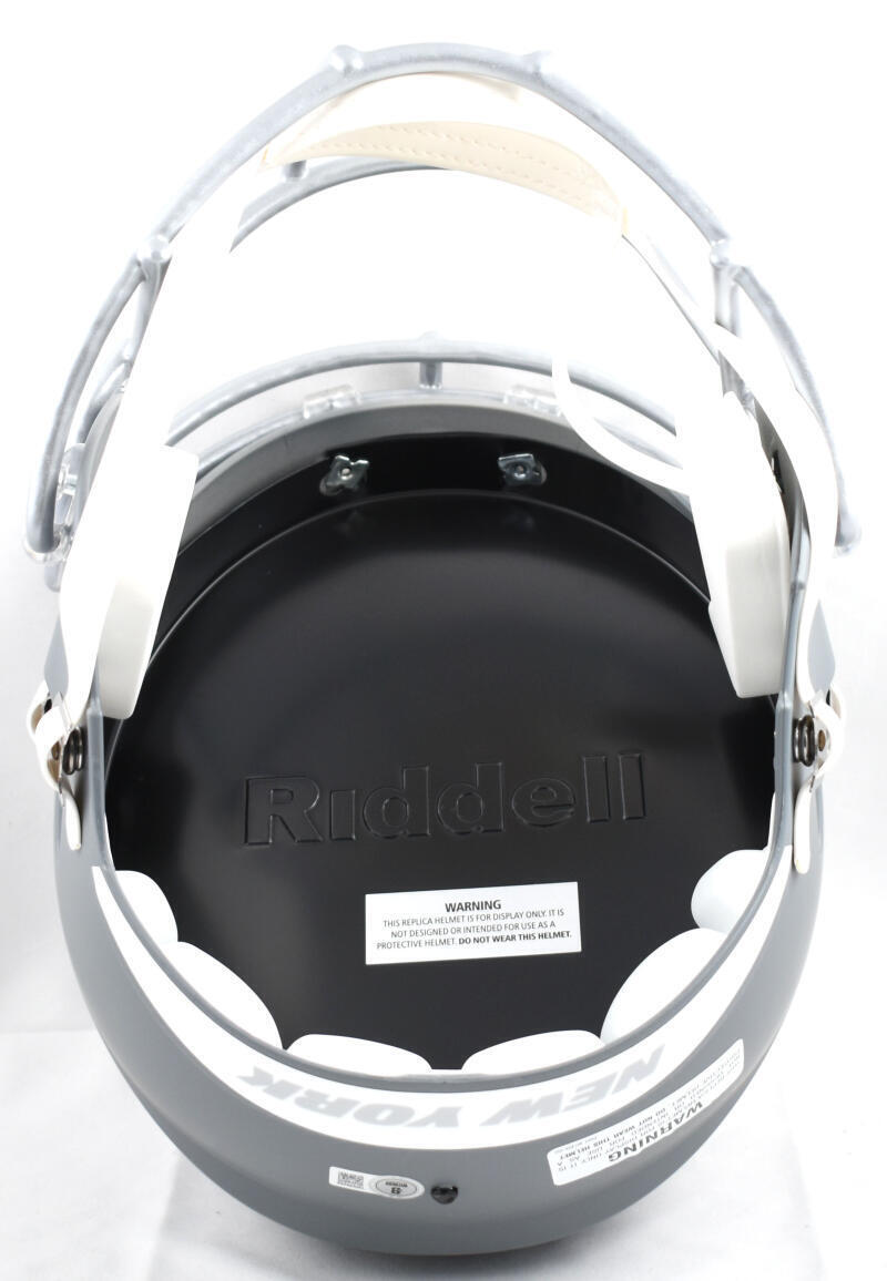 Ahmad Sauce Gardner Signed New York Jets F/S Slate Speed Helmet- Beckett W Holo