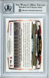 2014 Topps Chrome Refractor #169 Johnny Manziel RC Cleveland Browns BGS Auto 10
