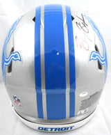 Barry Sanders Signed Detroit Lions F/S Speed Authentic Helmet-Beckett W Hologram