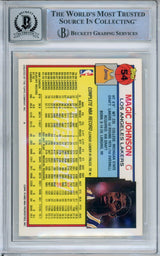 1992-93 Topps Gold #54 Magic Johnson Los Angeles Lakers BGS Autograph 10