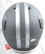 Emmitt Smith Autographed Cowboys F/S Slate Speed Authentic Helmet-Beckett W Holo