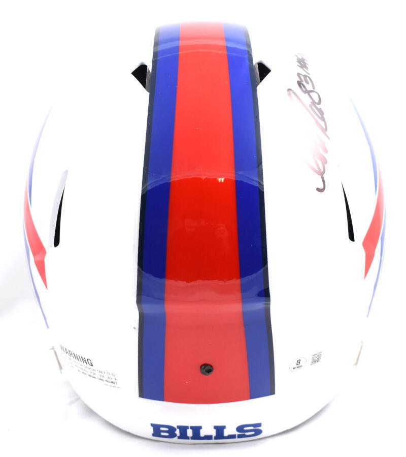 Andre Reed Autographed Buffalo Bills F/S Speed Helmet w/HOF - Beckett W Hologram