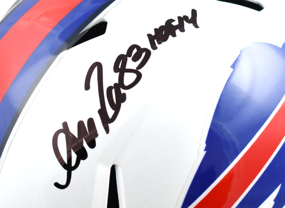 Andre Reed Autographed Buffalo Bills F/S Speed Helmet w/HOF - Beckett W Hologram