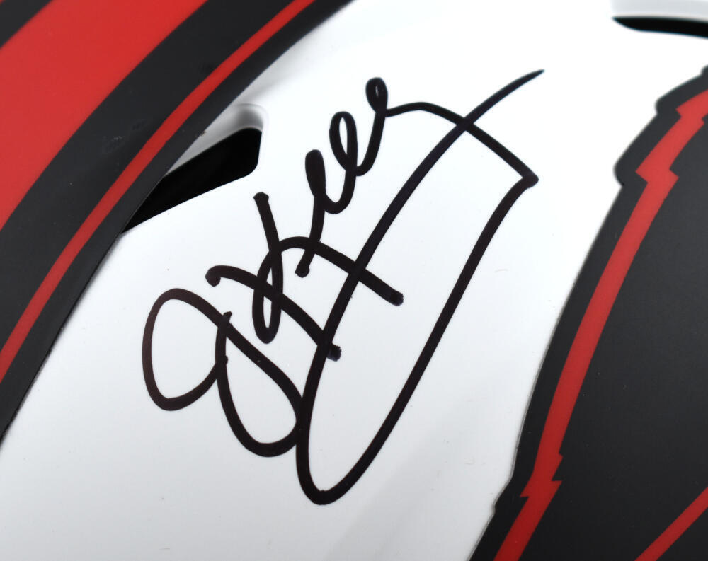 A. Reed J. Kelly T. Thomas Signed Bills F/S Lunar Speed Auth Helmet- Beckett W