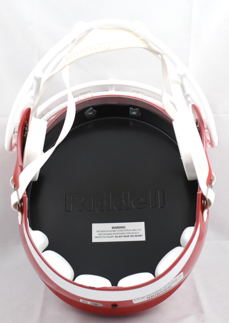 Derrick Johnson Autographed Kansas City Chiefs F/S Speed Helmet - Beckett W Holo